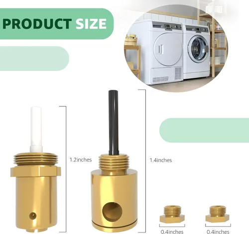 Vista 4 de W11581317 Kit de conversión de propano para secadora Whirlpool 20000 BTU/Hr Gas natural a propano líquido Secadores de conversión de 27 pulgadas