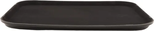 Vista 8 de G.E.T. NS-1014-BR Bandeja rectangular antideslizante de plástico sin BPA, de 10 x 14 pulgadas, color marrón
