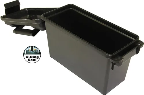 Vista 2 de MTM AC30T Ammo Storage Box, 30 Cal Ammo Can, Excellent Field Boxes, Water and Dust Resistant, Lockable Storage Box with Handle, Secures Hunting