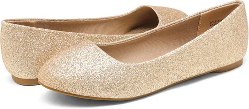 Vista 5 de DREAM PAIRS - Zapatos planos de suela simple de ancho amplio para mujer, estilo bailarina, cómodos para caminar
