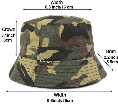 Vista 2 de Sombrero de pescador de algodón lavado de lona para mujer, estilo pescador, verano, playa, sol