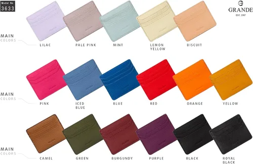 Vista 9 de Grande-3633 Fundas para Tarjetas, Negro, Minimalista