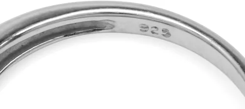 Vista 5 de Silvershake Anillo solitario de plata de ley 925 con nudo celta triquetra genuina