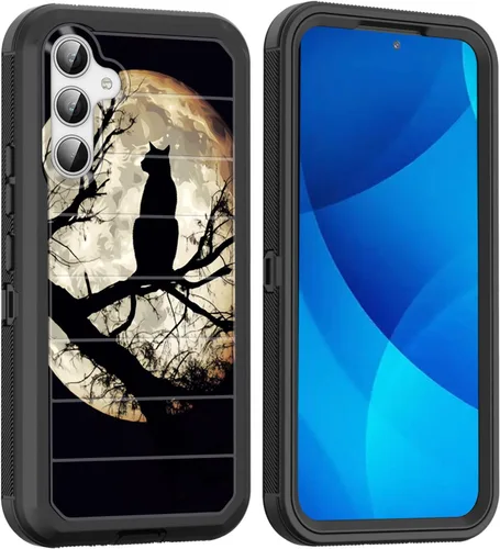 Vista 87 de Funda para Galaxy A15 5G, cuerpo completo, protección contra caídas, a prueba de polvo, resistente de 3 capas, militar, resistente, duradera