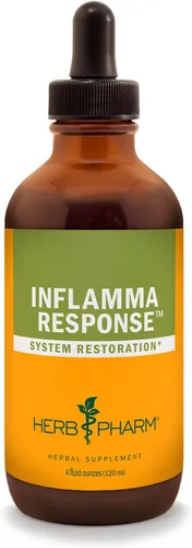Vista 2 de Herb Pharm Inflamma Response Fórmula herbaria líquida con extracto líquido de cúrcuma, 1 onza líquida