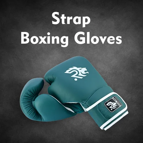 Vista 7 de Ring Pro Leather Boxing Gloves with Strap – Premium for Training, Sparring, MMA, Kickboxing, Muay Thai (Unisex)