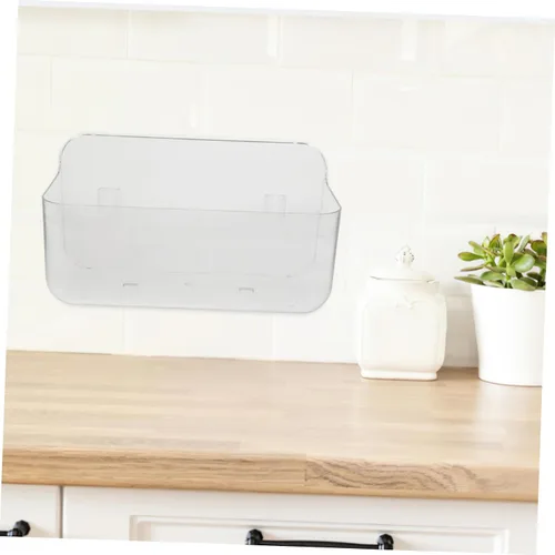 Vista 8 de SMASOLO Organizador de inodoro montado en la pared para baño, cocina, artículos diversos con diseño fácil de instalar, estante multifuncional