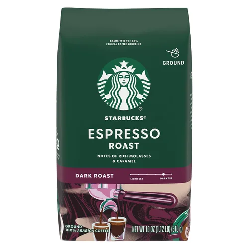 Vista 10 de Starbucks Café de tierra asado oscuro asado francés, bolsa de 28 onzas Café molido 100% arábigo; tostado francés tostado oscuro; 1 bolsa, 28 onzas