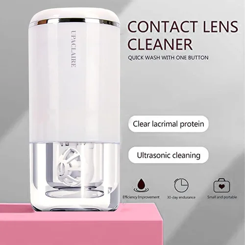 Vista 2 de Limpiador ultrasónico de lentes de contacto 2.0 (2.ª generación), máquina de limpieza inteligente para lentes de contacto suaves y rígidas