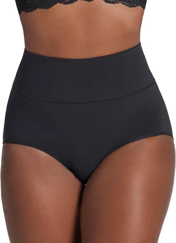 Vista 8 de Leonisa Bragas de compresión adelgazantes de cintura alta, ropa interior con control de abdomen para mujer Beige
