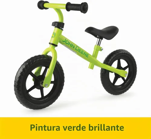 Vista 3 de TOMY John Deere - Bicicleta de equilibrio para niños pequeños, bicicleta