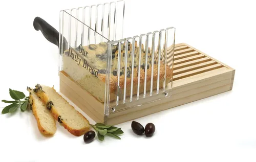 Vista 5 de Norpro Bread Slicer with Crumb Catcher Brown .5in/1.25cm