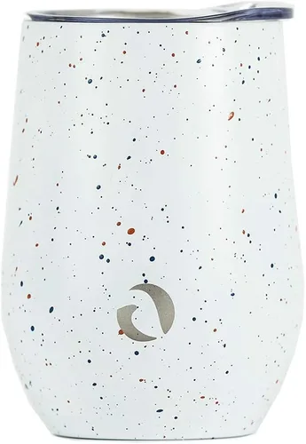 Vista 11 de Drinco - Vaso de vino de acero inoxidable Copa de vino sin tallo con triple pared aislada al vacío con tapa a prueba de salpicaduras para bebidas