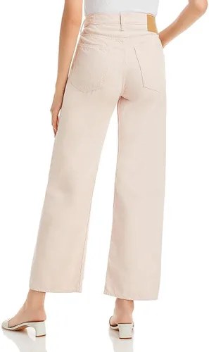 Vista 2 de Rag & Bone Womens Logan Pocket Mid-Rise Wide Leg Jeans