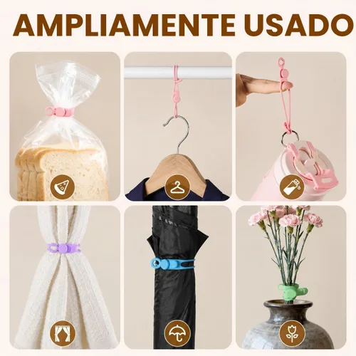 Vista 7 de Paquete de 50 bridas de cable de silicona reutilizables, bridas de cable de goma, organizador de cables, accesorios electrónicos para el hogar
