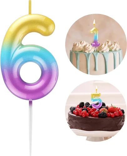 Vista 33 de Vela Azul Número 15 de Cumpleaños Velas 3D de Número para Pastel de Cumpleaños Decoración de Fiesta de Cumpleaños Suministros para Boda