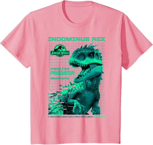 Vista 62 de Jurassic World Indominus Rex Hybrid Predator T-Shirt Small Negro