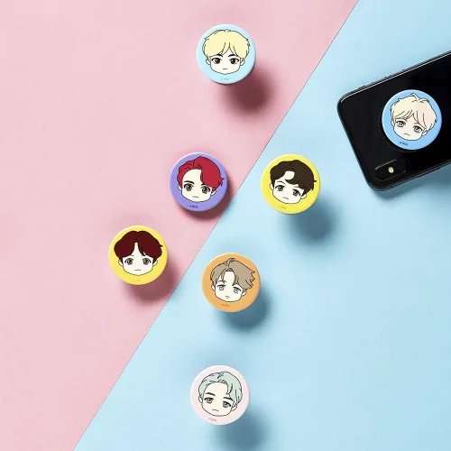 Vista 5 de BTS PopSockets PopGrip: Agarre intercambiable para teléfonos y tabletas Productos de licencia oficial SDver j-Hope