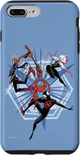 Vista 12 de Funda para iPhone 16 Marvel Spider-Man: Across the Spider-Verse Miles Gwen Hobie