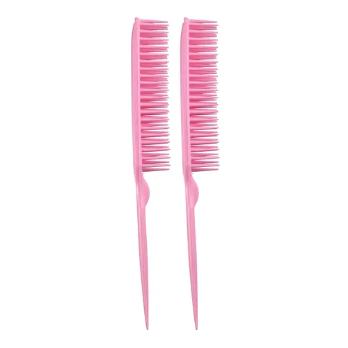 Vista 12 de Allegro Combs Peines de peluquería para peluquería de peluquería de 3 filas para cabello natural y pelucas para cabello rizado, fabricados