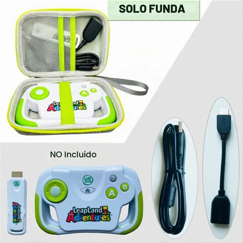 Vista 2 de Estuche rígido de transporte para videojuegos de aprendizaje Leapfrog LeapLand Adventures