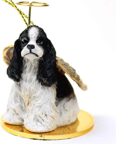Vista 73 de Conversation Concepts Adorno navideño: Chihuahua, pelo largo 19-Dorado