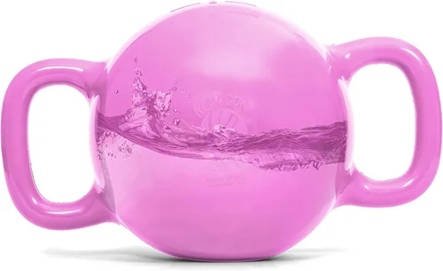 Vista 4 de Pelota de ejercicio, rosa, 14 pulgadas