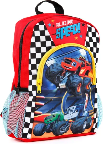 Vista 3 de Blaze & the Monster Machines Mochila escolar para niños, talla única, multicolor, Multicolorido, Classic