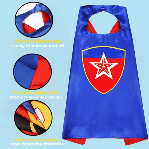 Vista 2 de NuGeriAZ Capas y máscara para niños, disfraces de Halloween para niños, juguetes de Halloween para niños, capa de Halloween, Halloween, Navidad