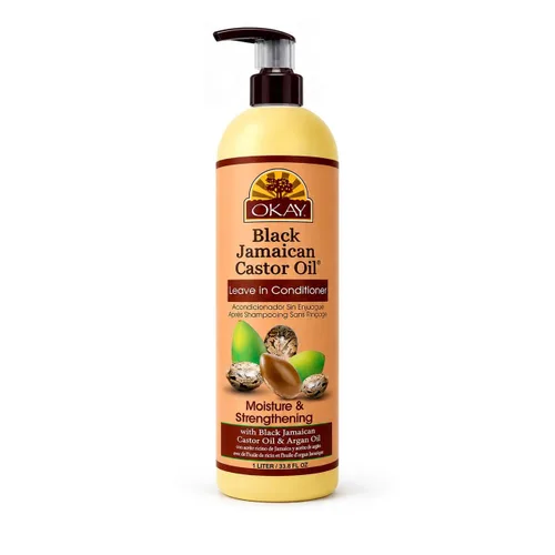 Vista 16 de OKAY - Acondicionador sin enjuague con aceite de ricino jamaicano negro - Todo tipo de cabello/texturas - Repara, hidrata, hace crecer un cabello