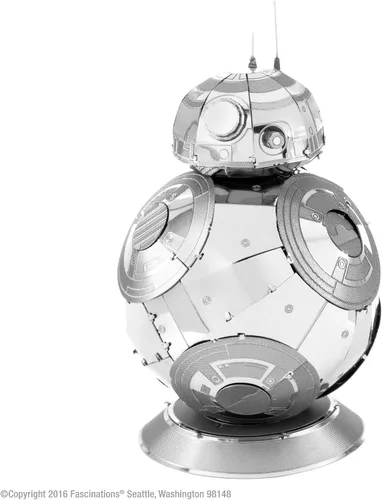 Vista 3 de Metal Earth Fascinations Star Wars BB-8 Kit de modelo de metal 3D con pinzas