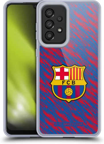 Vista 10 de Head Case Designs Funda de gel suave con licencia oficial del FC Barcelona Barca Crest Patterns compatible con Galaxy A33 5G (2022)