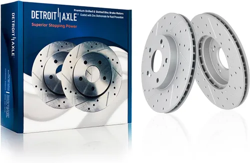 Vista 42 de Detroit Axle - Rotores de freno traseros para Toyota GR Supra BMW 230i 330e 330i 430i 530i 530i 530e 540d 540i xDrive X3 X4 Z4, rotores de freno