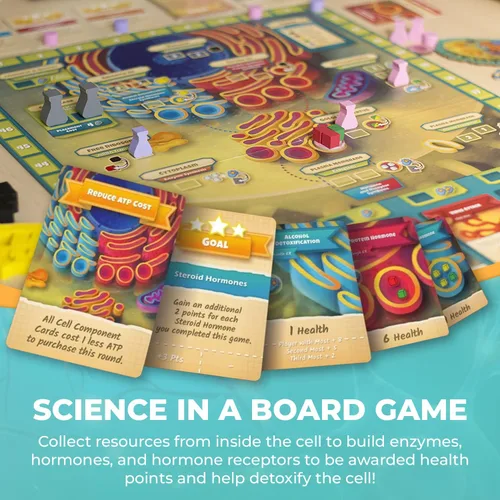 Vista 7 de Cytosis: Un Juego de Mesa de Biología Celular Un Juego de Mesa de Estrategia Científicamente Preciso Sobre la Construcción de Proteínas