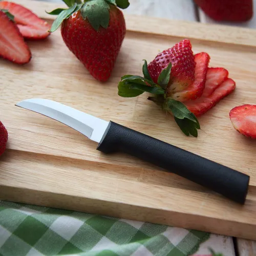 Vista 2 de Rada Cutlery Ultimate - Juego de regalo de 15 piezas con afilador de borde rápido, cuchillas de acero inoxidable, mango negro