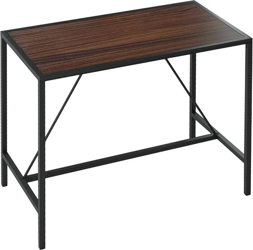 Vista 7 de Mesa de comedor de metal de nogal interior con metal e