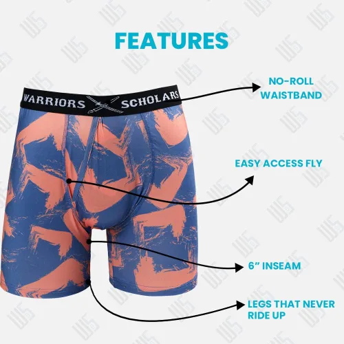Vista 5 de Warriors & Scholars Mens Boxer Briefs Boxer Briefs for Men Pack of 6 Mens Boxer Briefs Underwear Boys Boxer Briefs