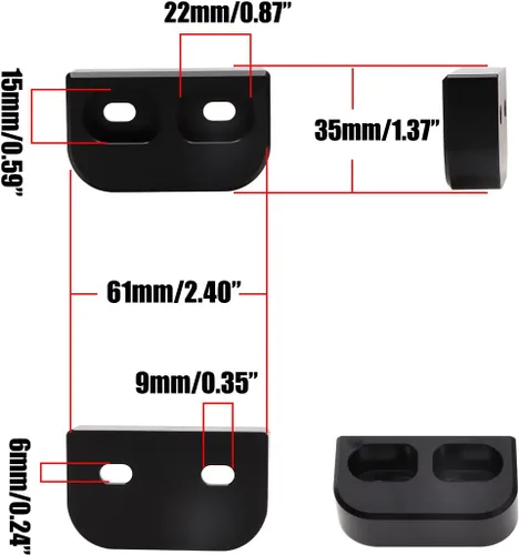 Vista 7 de Juego de 2 bujes de puerta, bujes de revestimiento de puerta que mejoran la rigidez y el reemplazo de manipulación para Mazda NA, NB, NC, ND MX-5