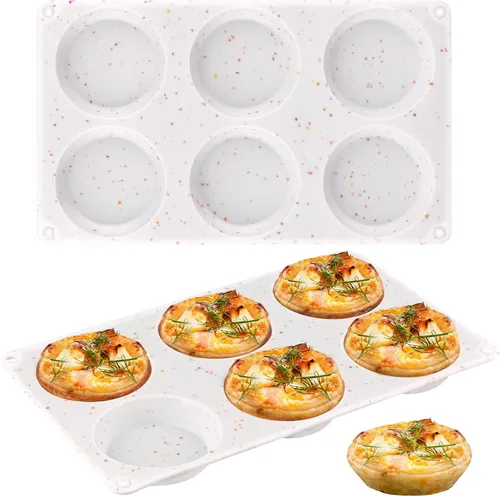 Vista 8 de Sakolla Paquete de 2 Moldes para Mini Pasteles de 3 Niveles, Sin BPA, 6 Cavidades de Silicona, Moldes para Cake Pops, Formas para Hornear Cake Pop