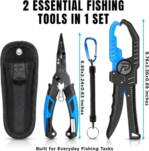 Vista 3 de PLUSINNO Fishing Gear, Fishing Tools, Fishing Accessories, Fishing Pliers Azul