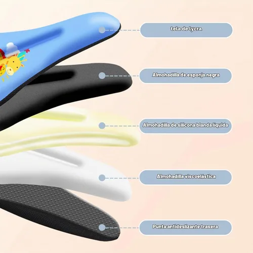 Vista 4 de Cojín de asiento de bicicleta para niños, funda de asiento de bicicleta para niños, cojín súper suave y cómodo, ajuste universal para bicicletas