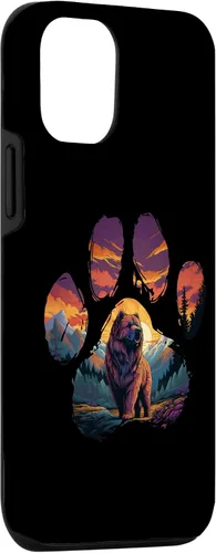 Vista 3 de iPhone 15 Chow Chow Paw Mountain Design Dog Mom Dad Case