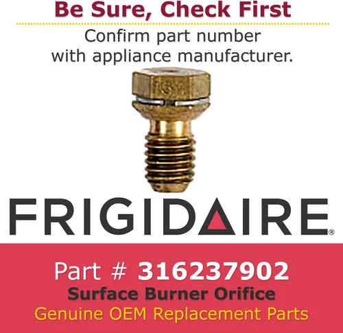 Vista 3 de Original Frigidaire 316237902 - Orificio para quemador superior