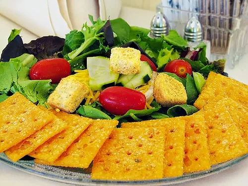 Vista 7 de Condimento salado Savory Saltine, 1.4 onzas, eneldo de jardín, 1 paquete