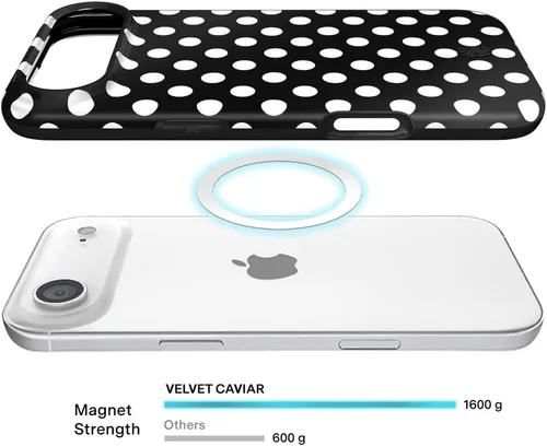 Vista 1178 de VELVET CAVIAR Funda para iPhone 15, compatible con MagSafe, probada contra caídas de 10 pies, fundas protectoras de diseño, leopardo color rosa