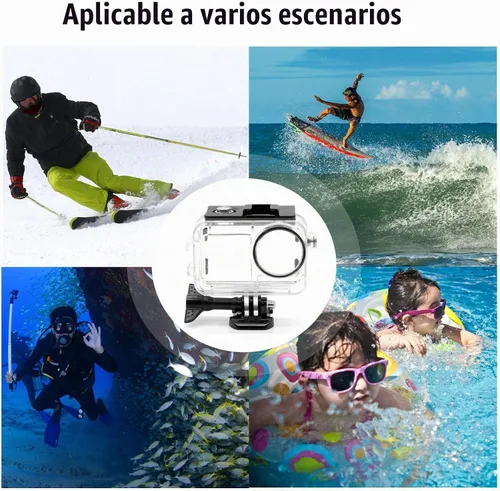 Vista 7 de PCTC 45M (148ft) Funda impermeable para DJI Osmo Action5 Pro