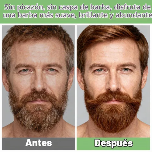 Vista 4 de Kit de barba con 3 aromas de aceite de barba y juego de jabón y bálsamo para barba de tabaco dulce