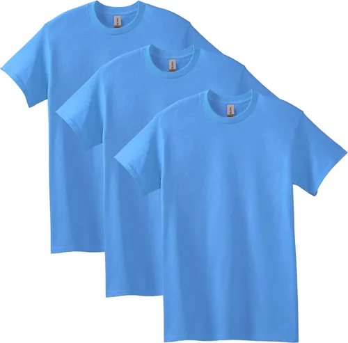 Vista 45 de Gildan Camiseta de algodón pesado para adultos, estilo G5000, paquete múltiple Gris ceniza (paquete de 2)