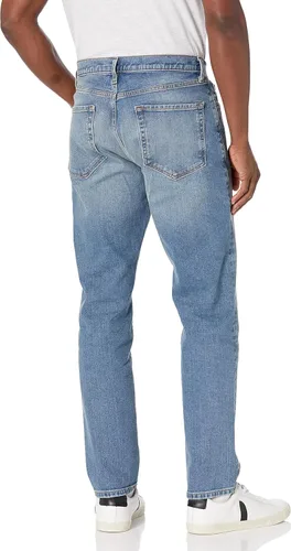 Vista 3 de Tienda Essentials - Jeans elásticos de ajuste atlético para hombre