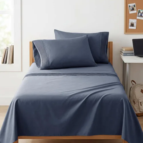 Vista 44 de Southshore Fine Linens®, juego de ropa de cama con bolsillo profundo, Microfibra, Negro, gemelo